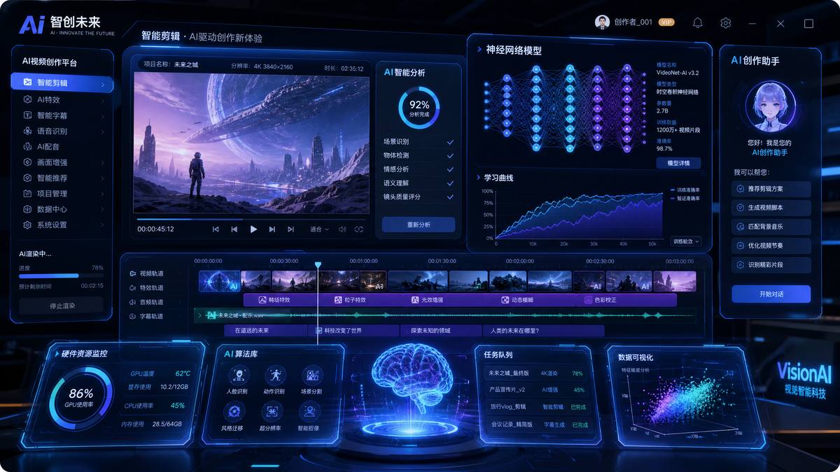 快手直播录屏AI视频创作工具